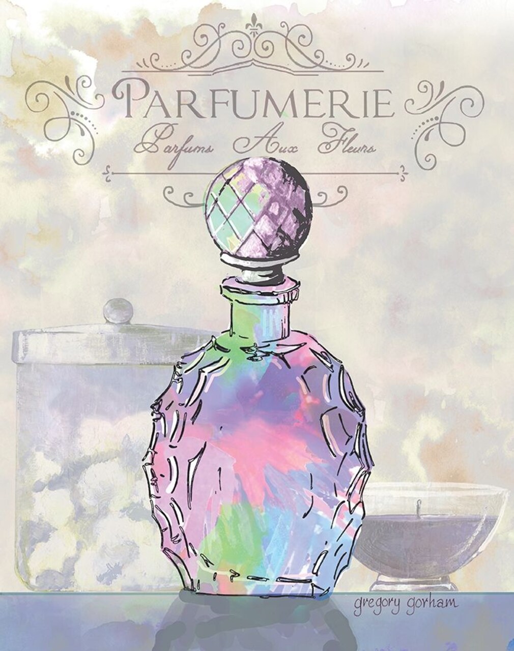 French Perfume Motif II Poster Print by Gregory Gorham - Item # VARPDXGOR632